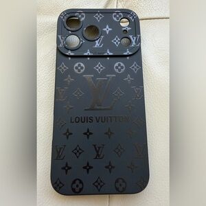 Louis Vuitton Black Phone Case iPhone 17 Pro Max